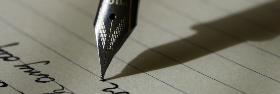 Écriture à la plume